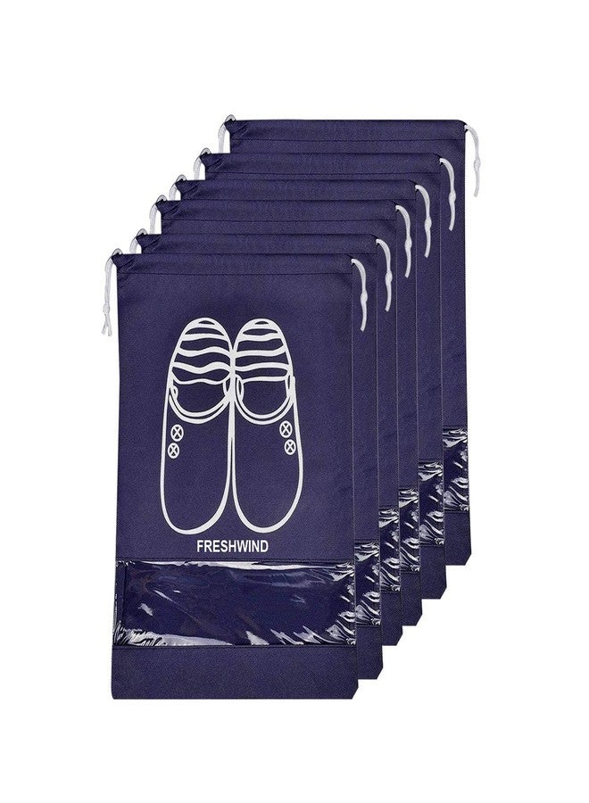 Freshwind Portable Travel Shoe Bags Shoe Organizer Space Saving Storage Bags - Blue - Image 1